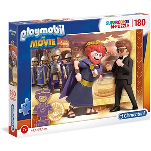 Clementoni (29162) - "Playmobil, The Movie" - 180 pieces puzzle