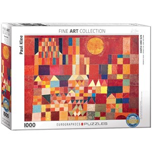 Eurographics (6000-0836) - Paul Klee: "Castle and Sun" - 1000 pieces puzzle