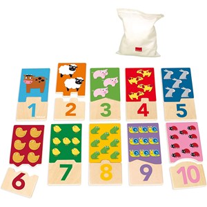 Jumbo (D53329) - "Numbers 1-10" - 20 pieces puzzle