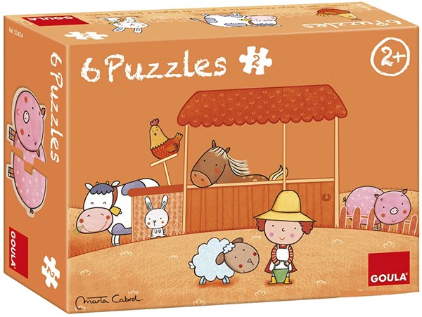 Goula (D53434) - "Carla's Farm" - 2 pieces puzzle