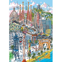 Educa (18473) - Carlo Stanga: "Barcelona" - 200 pieces puzzle