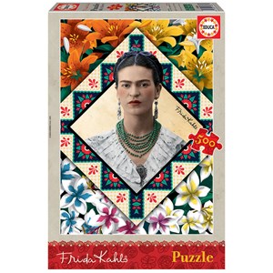 Educa (18483) - Frida Kahlo: "Frida Kahlo" - 500 pieces puzzle