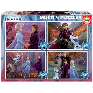 Educa (18640) - "Frozen 2" - 50 80 100 150 pieces puzzle