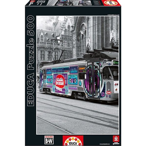Educa (16358) - "Ghent's Tram" - 500 pieces puzzle