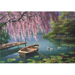 Anatolian (3573) - Sung Kim: "Willow Spring Beauty" - 500 pieces puzzle