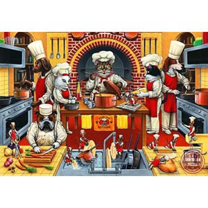 Anatolian (3586) - "Kool Kat Kuisine" - 500 pieces puzzle
