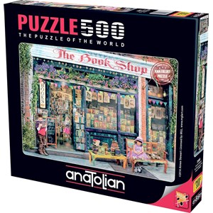 Anatolian (3588) - Aimee Stewart: "The Bookshop" - 500 pieces puzzle