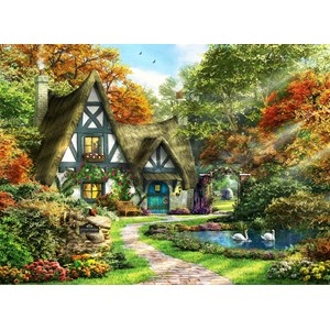 Anatolian (3936) - Dominic Davison: "The Autumn Cottage" - 2000 pieces puzzle