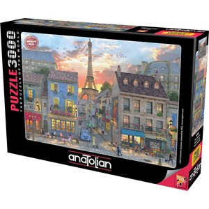 Anatolian (4910) - Dominic Davison: "Streets of Paris" - 3000 pieces puzzle