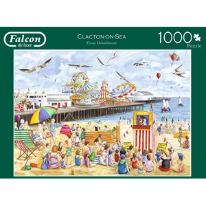 Falcon (11204) - Fiona Osbaldstone: "Clacton-on-Sea" - 1000 pieces puzzle