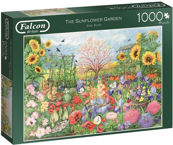 Falcon (11224) - Anne Searle: "The Sunflower Garden" - 1000 pieces puzzle