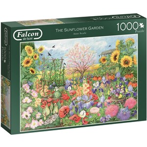 Falcon (11224) - Anne Searle: "The Sunflower Garden" - 1000 pieces puzzle