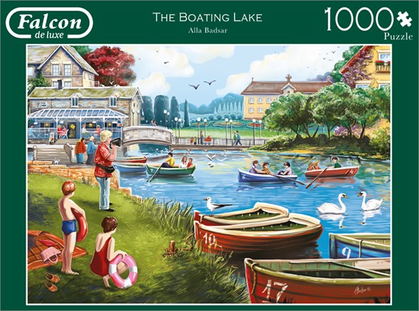 Falcon (11252) - Alla Badsar: "The Boating Lake" - 1000 pieces puzzle