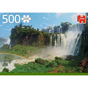 Jumbo (18522) - "Iguazu Falls, Argentina" - 500 pieces puzzle