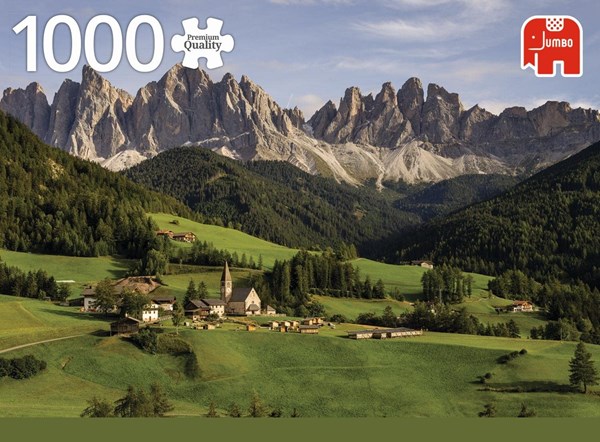 Jumbo (18557) - "Dolemites, Italy" - 1000 pieces puzzle