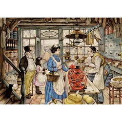 Jumbo (18599) - Anton Pieck: "The Grocer" - 500 pieces puzzle