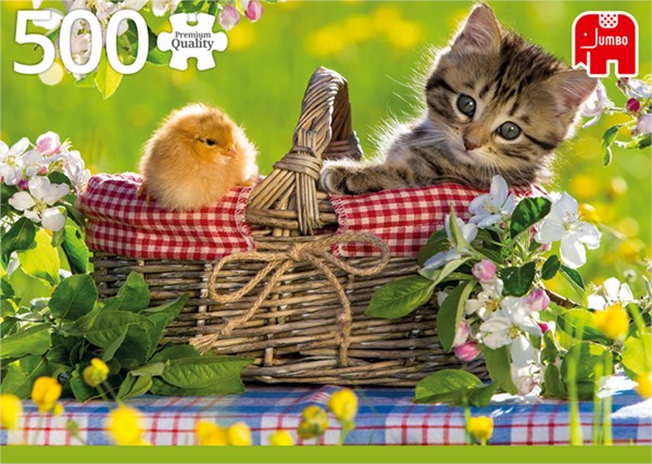 Jumbo (18801) - "Ready for a Picnic" - 500 pieces puzzle