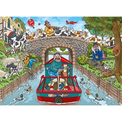 Jumbo (19173) - "Original 33, Calm on The Canal" - 1000 pieces puzzle