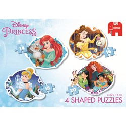 Jumbo (19461) - "Disney Princess" - 14 16 18 20 pieces puzzle