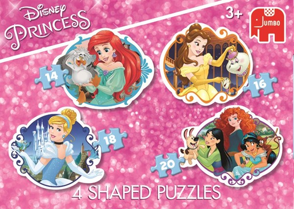 Jumbo (19461) - "Disney Princess" - 14 16 18 20 pieces puzzle