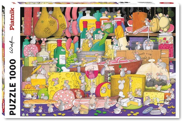 Piatnik (5499) - "Mouse Party" - 1000 pieces puzzle