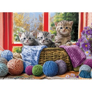 Eurographics (8500-5500) - "Knittin' Kittens" - 500 pieces puzzle