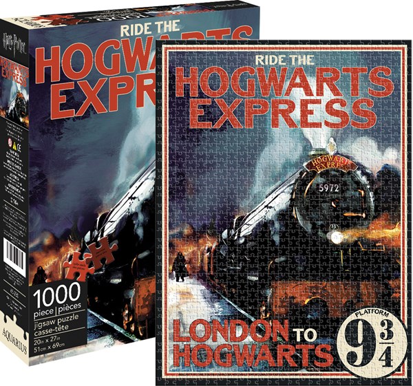 Aquarius (65280) - "Hogwarts Express" - 1000 pieces puzzle