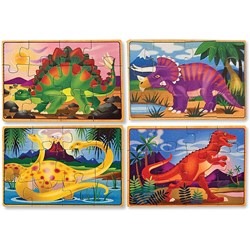 Melissa and Doug (13791) - "Dinosaur" - 12 pieces puzzle