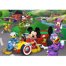 Jumbo (19672) - "Mickey and The Roadster Racers" - 18 pieces puzzle