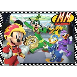 Jumbo (19669) - "Disney, Mickey and the Roadster Racers" - 12 20 30 36 pieces puzzle
