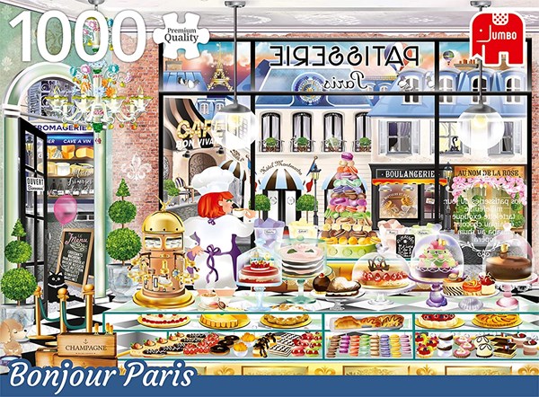 Jumbo (18807) - "Bonjour Paris" - 1000 pieces puzzle