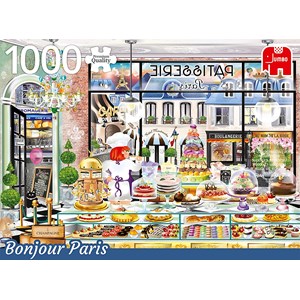 Jumbo (18807) - "Bonjour Paris" - 1000 pieces puzzle