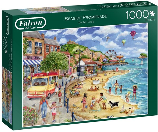 Falcon (11264) - Debbie Cook: "Seaside Promenade" - 1000 pieces puzzle