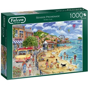Falcon (11264) - Debbie Cook: "Seaside Promenade" - 1000 pieces puzzle