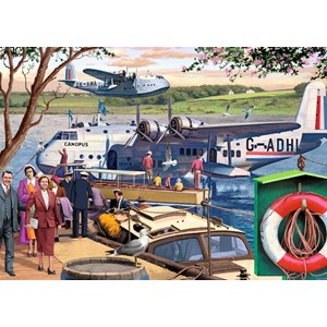 Falcon (11194) - Victor McLindon: "Empire Flying Boats" - 1000 pieces puzzle