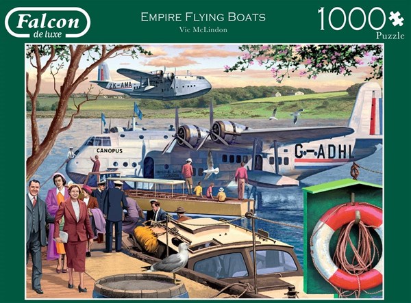 Falcon (11194) - Victor McLindon: "Empire Flying Boats" - 1000 pieces puzzle