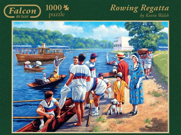Falcon (11076) - "Rowing Regatta" - 1000 pieces puzzle