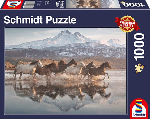 Schmidt Spiele (58376) - "Horses in Cappadocia" - 1000 pieces puzzle