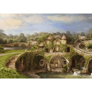 Schmidt Spiele (59608) - Nadegda Mihailova: "Nature House" - 1000 pieces puzzle