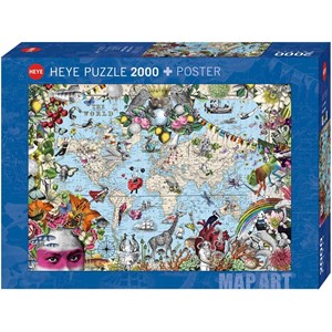 Heye (29913) - "Quirky World" - 2000 pieces puzzle