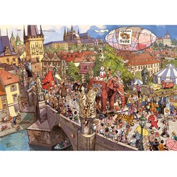 Heye (29926) - Doro Göbel: "Street Parade" - 2000 pieces puzzle