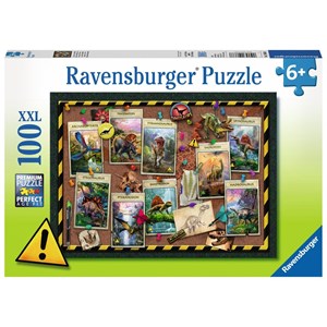 Ravensburger (10868) - "Dinosaur Collection" - 100 pieces puzzle