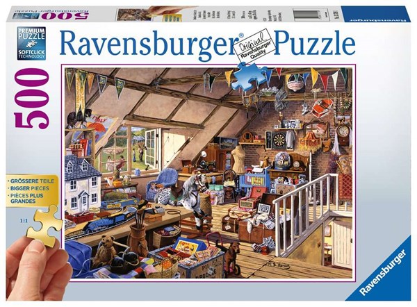 Ravensburger (13709) - "Attic" - 500 pieces puzzle