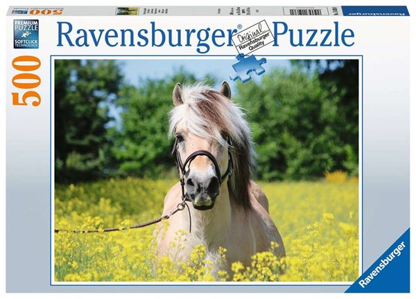 Ravensburger (15038) - "White horse" - 500 pieces puzzle