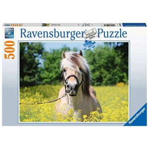 Ravensburger (15038) - "White horse" - 500 pieces puzzle