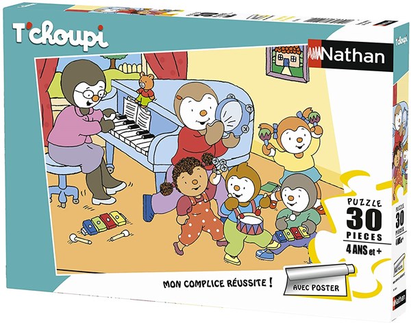 Nathan (86368) - "T'choupi" - 30 pieces puzzle
