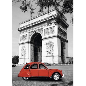 Nathan (87797) - "Citroën 2 CV in Paris" - 1500 pieces puzzle