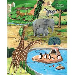 HABA (4960) - "Animals" - 12 15 18 pieces puzzle