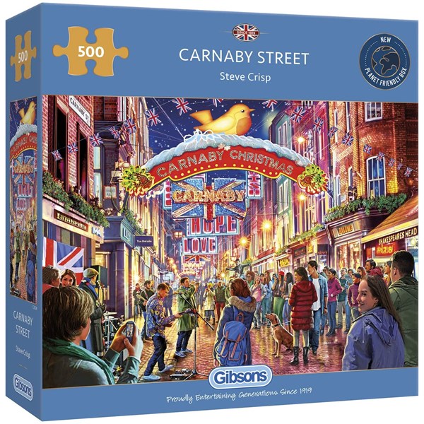 Gibsons (G3124) - Steve Crisp: "Carnaby Street" - 500 pieces puzzle