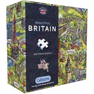 Gibsons (G3430) - "Beautiful Britain" - 500 pieces puzzle